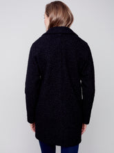 Load image into Gallery viewer, Charlie B C6141X Boucle Knit Tailored Collar Coat Fw23
