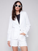 Load image into Gallery viewer, Charlie B C6301 Solid Linen Blazer SS24
