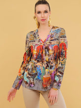 Load image into Gallery viewer, Dolcezza 73733 Printed Top FW23
