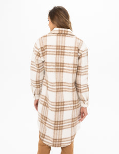 Renuar R3829 L/S Long Shacket FW23