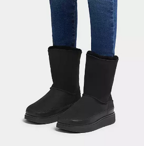 Fit Flop GO9-090 Gen-FF Short Double Faced Sherling Boot FW23