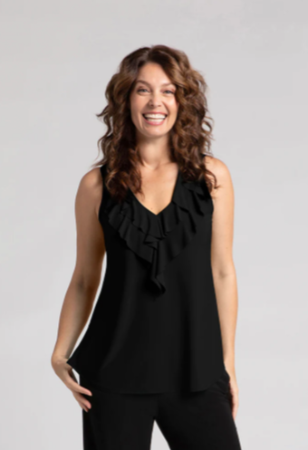 Sympli 21219 Flutter Sleeveless Top SS24