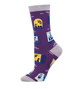 Socksmith WBN3289 Cat Window Sock SS24