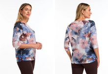 Load image into Gallery viewer, FDJ 3329451 3/4 Sleeve Drop Shoulder Top FW24
