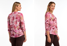 Load image into Gallery viewer, FDJ 3373451 3/4 Sleeve V-Neck Top FW24
