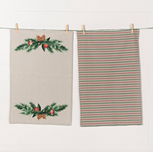 Load image into Gallery viewer, Deck The Halls Coordinated Dishtowels Set of 2
