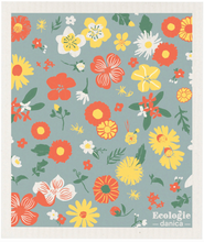 Load image into Gallery viewer, Flowers Of The Month Swedish Sponge Cloth
