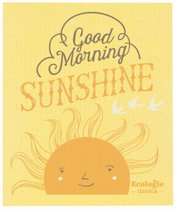 Good Morning Sun Swedish Sponge Cloth