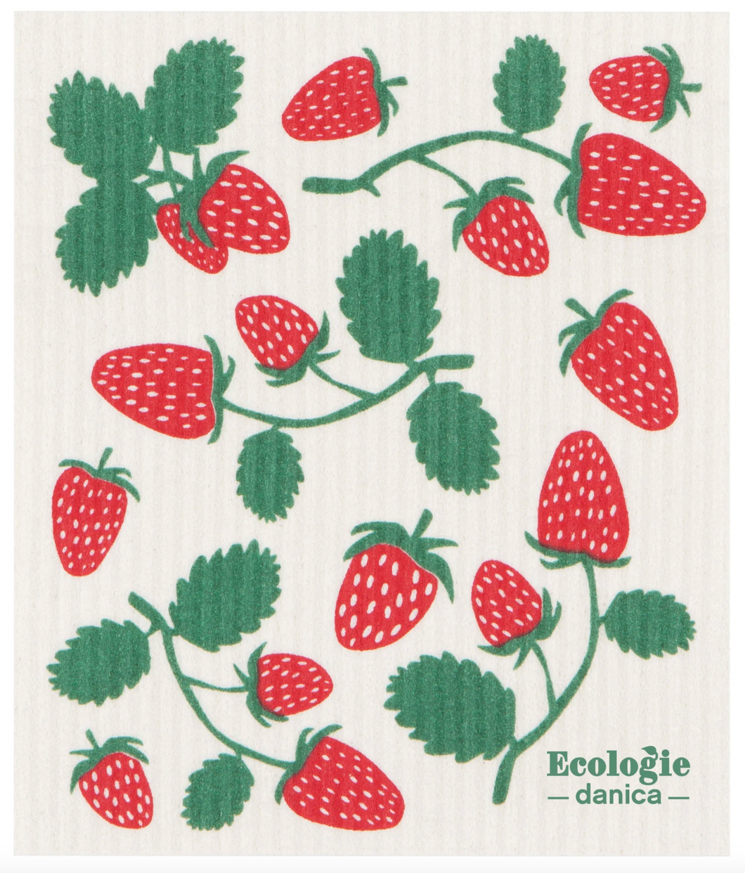 Strawberries Swedish Sponge Cloth
