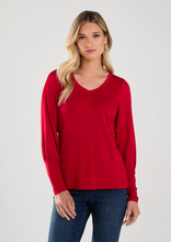 Load image into Gallery viewer, FDJ MIX MEDIA V NECK TOP 3367865 FW24
