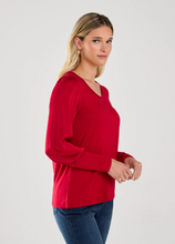 Load image into Gallery viewer, FDJ MIX MEDIA V NECK TOP 3367865 FW24
