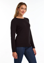 Load image into Gallery viewer, FDJ LONG SLEEVE BOAT NECK TOP 3259161 FW24
