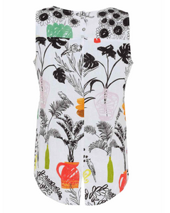 Dolcezza 25710 Linen Tank SS25