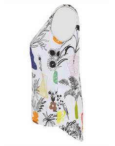 Dolcezza 25710 Linen Tank SS25