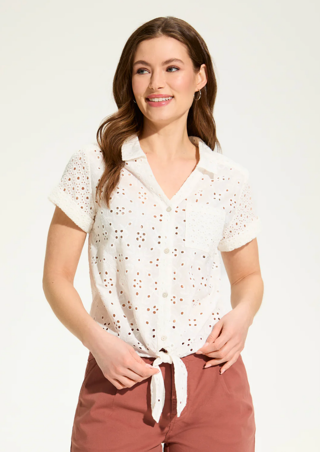 FDJ 7824395 Blouse Front Tie SS25