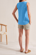 Load image into Gallery viewer, Tribal 18100 Textured V-Neck Tank with Side Slits SS25
