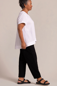 Sympli C822388-0 Breeze Button Back Top SS25