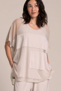 Sympli 323237-0 Fusion Split Back Tunic SS25