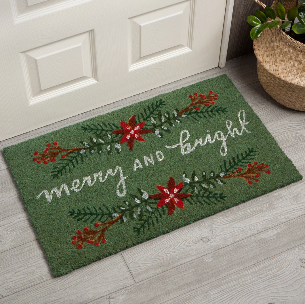 Doormat Poinsettia