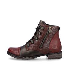 Remonte D4391-36 Short Boot with Lace and Side Zip FW23