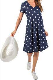 Pure - Dot Print Dress - 448-4763
