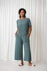 Sympli - Boxy Tie Top, Short Sleeve - 22253-1