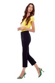 Up! - Essential Knit Light Ponte Ankle Pant - 67790 UP