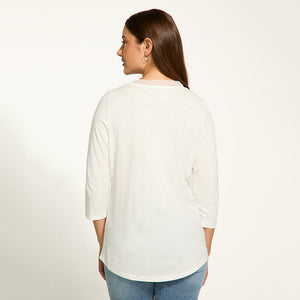 FDJ 3148476 VNECK TOP SS25