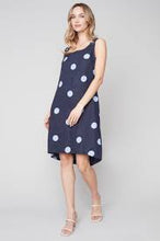 Load image into Gallery viewer, Charlie B - Printed Linen A-Line Sleeveless Dress - C3154
