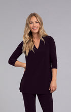 Load image into Gallery viewer, Sympli 23202-2 Deep V Tunic 3/4 Sleeve FW23
