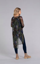 Load image into Gallery viewer, Sympli 3326P Mesh Step Hem Tunic, Long Sleeve Print FW23
