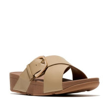 Load image into Gallery viewer, Fit Flop JE8 Lulu Resin Buckle Cross Slide Sandal SS26
