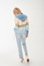 Load image into Gallery viewer, FDJ - Striped Hooded Cardigan - 1037314
