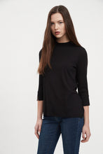 Load image into Gallery viewer, FDJ - 1361161 - 3/4 Sleeve Mock Neck Top
