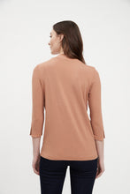 Load image into Gallery viewer, FDJ - 1361161 - 3/4 Sleeve Mock Neck Top
