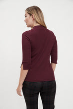 Load image into Gallery viewer, FDJ - 1361161 - 3/4 Sleeve Mock Neck Top
