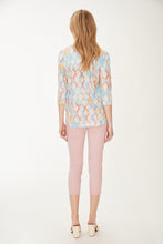 Load image into Gallery viewer, FDJ - Printed V-Neck Top - 1406451
