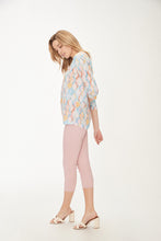 Load image into Gallery viewer, FDJ - Printed V-Neck Top - 1406451
