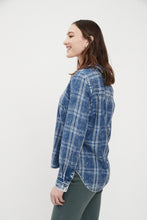 Load image into Gallery viewer, FDJ - 1749956 - Yarn Dye Snow Wash Indigo Shirt
