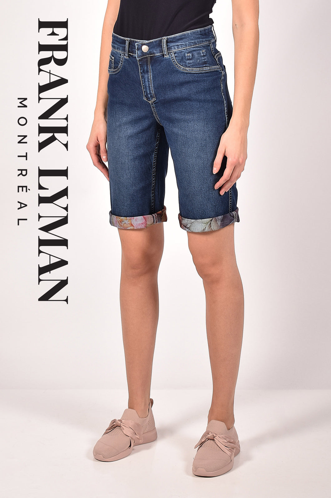 Frank Lyman - Reversible Jean Short - 211116U