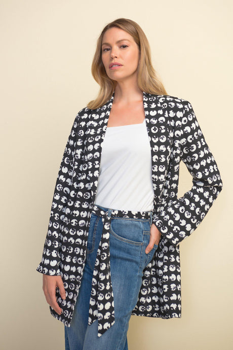 Long Printed Jacket - Elegant Steps