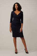 Load image into Gallery viewer, Joseph Ribkoff - Shawl Collar Wrap Front Dress - 221343
