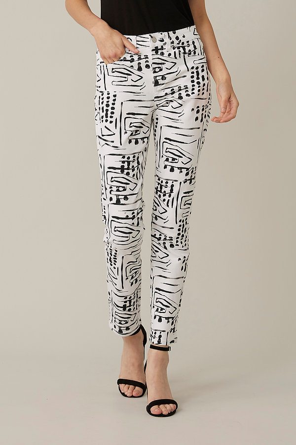 Joseph Ribkoff - Word Print 5-Pocket Pant - 221925