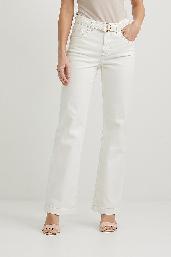 Joseph Ribkoff - Wide Leg Pant with Belt - 222928