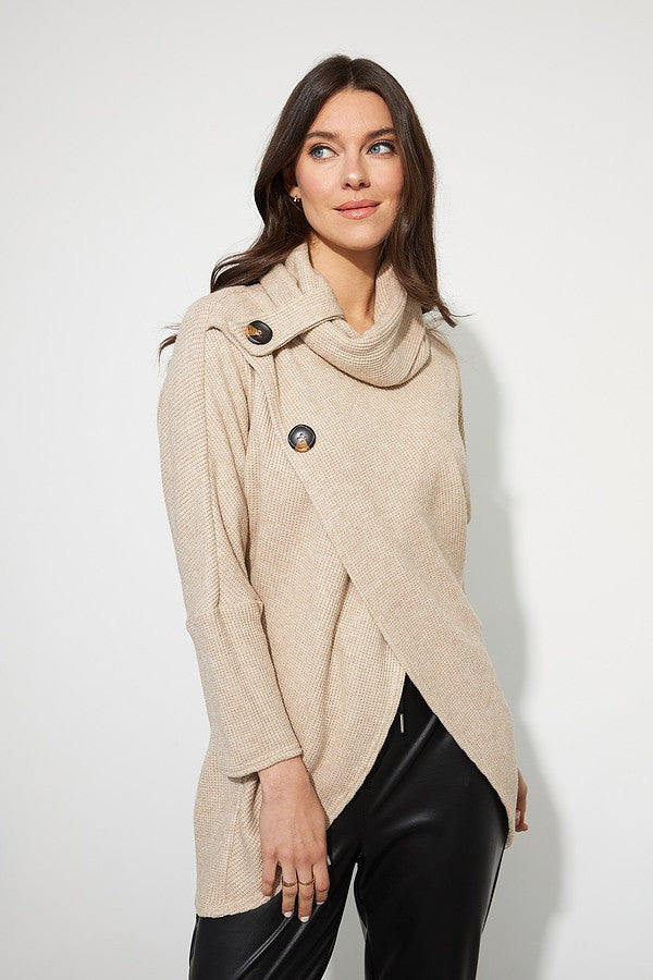 Joseph Ribkoff - 223003 - Wrap Front Sweater
