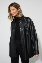 Load image into Gallery viewer, Joseph Ribkoff - 223917 - Leatherette Shirt Jacket
