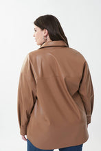 Load image into Gallery viewer, Joseph Ribkoff - 223917 - Leatherette Shirt Jacket
