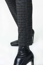 Load image into Gallery viewer, Joseph Ribkoff - 224091 - Slim Leg Plaid Pants
