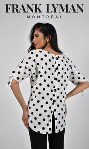 Frank Lyman - Dot Top with Button Back - 226612