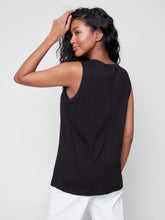 Load image into Gallery viewer, Charlie B - Organic Cotton Slub Sleeveless Knit Top - C1313RPK
